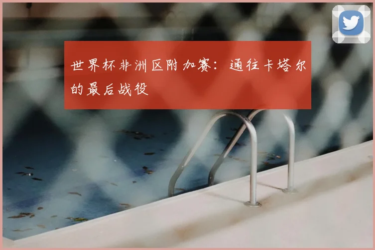 世界杯非洲区附加赛:通往卡塔尔的最后战役